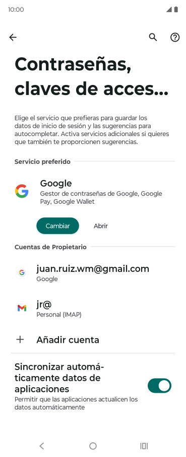 Pulsa la tecla de inicio para terminar y regresar a la pantalla de inicio.