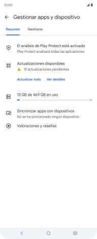 Pulsa Gestionar.