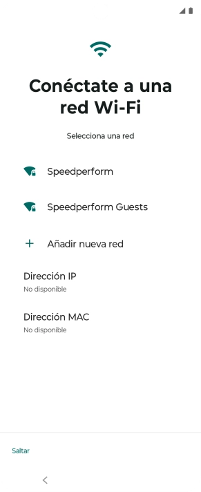 Pulsa la red wifi deseada.