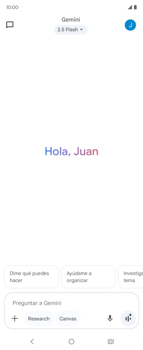 Pulsa el icono de perfil.