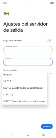 Pulsa SSL/TLS.