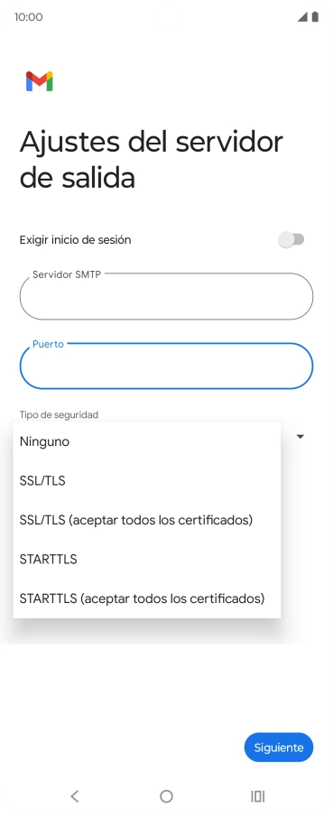 Pulsa SSL/TLS.