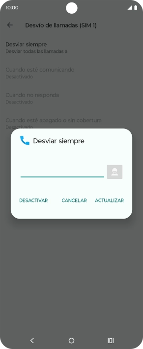 Pulsa DESACTIVAR.