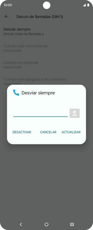 Pulsa DESACTIVAR.