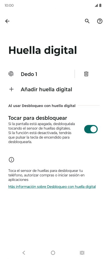 Pulsa la tecla de retroceso.