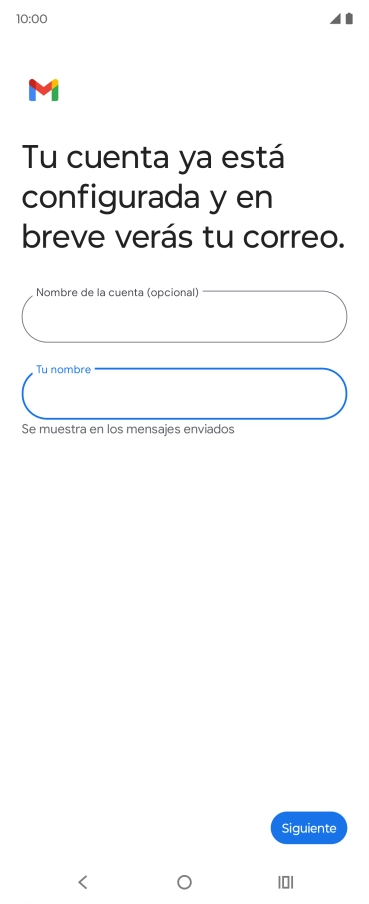 Pulsa Siguiente.