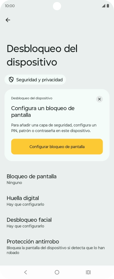 Pulsa la tecla de inicio para terminar y regresar a la pantalla de inicio.
