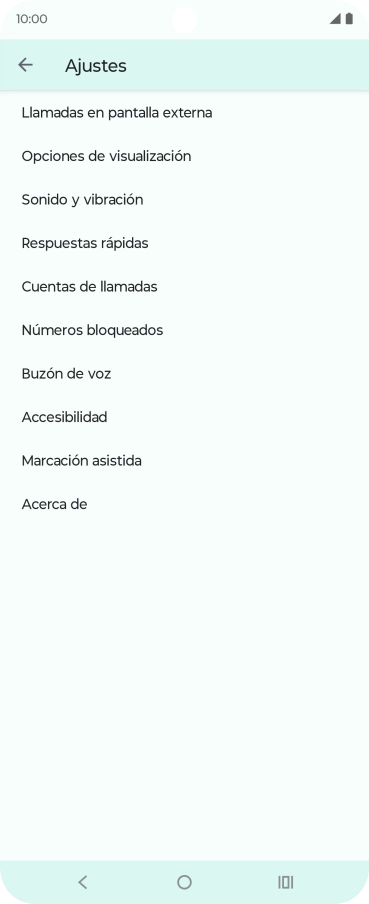 Pulsa Cuentas de llamadas.