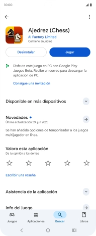 Pulsa la tecla de inicio para terminar y regresar a la pantalla de inicio.