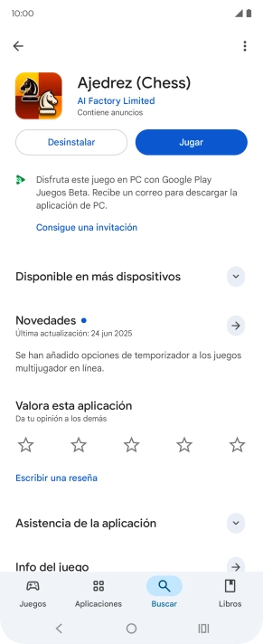 Pulsa la tecla de inicio para terminar y regresar a la pantalla de inicio.