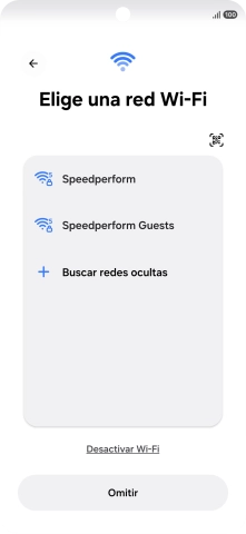 Pulsa la red wifi deseada.