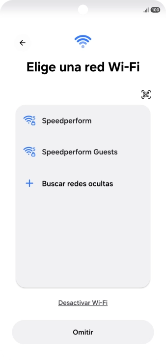Pulsa la red wifi deseada.