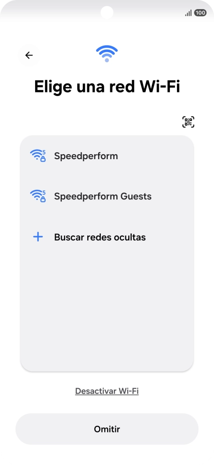 Pulsa la red wifi deseada.