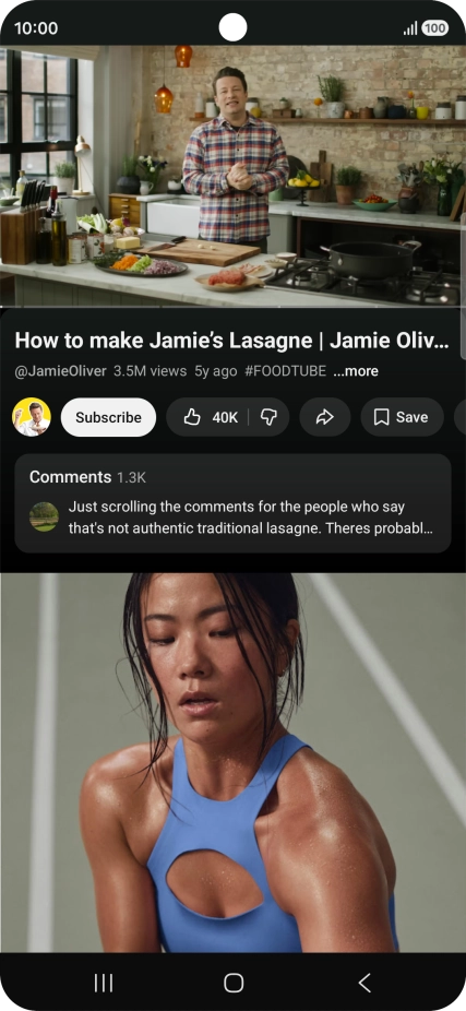 Pulsa la tecla de inicio durante unos instantes para activar Gemini.