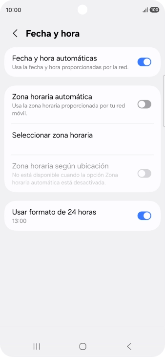 Pulsa el indicador junto a 