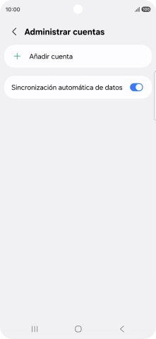 Pulsa Añadir cuenta.
