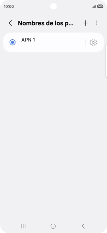 Pulsa el icono de añadir.