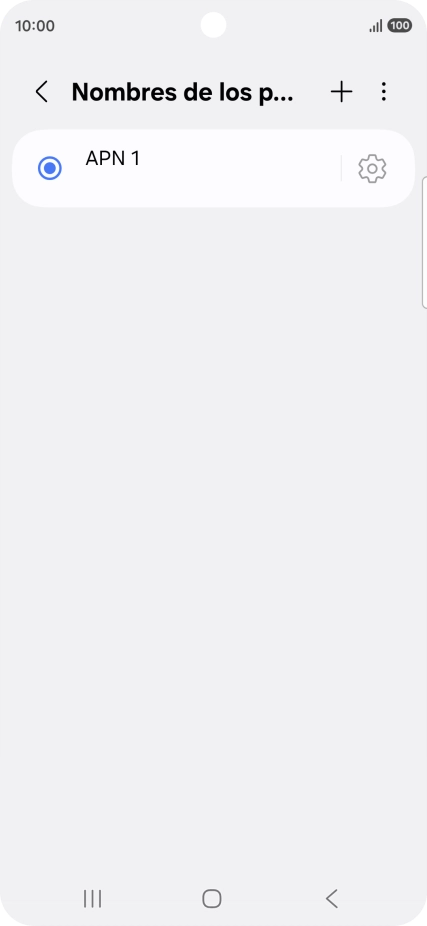 Pulsa el icono de añadir.
