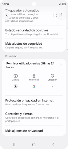 Pulsa Más ajustes de seguridad.