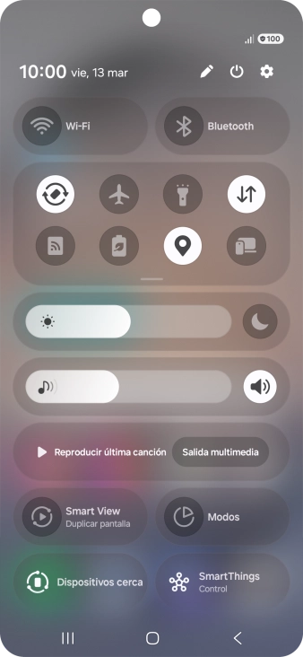 Pulsa el icono de ajustes.