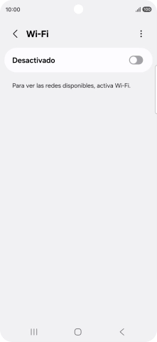 Pulsa el indicador para activar la función.