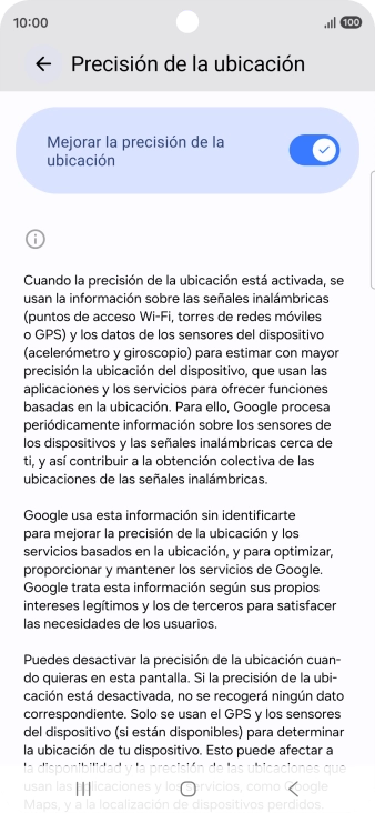 Si pulsas el indicador junto a 