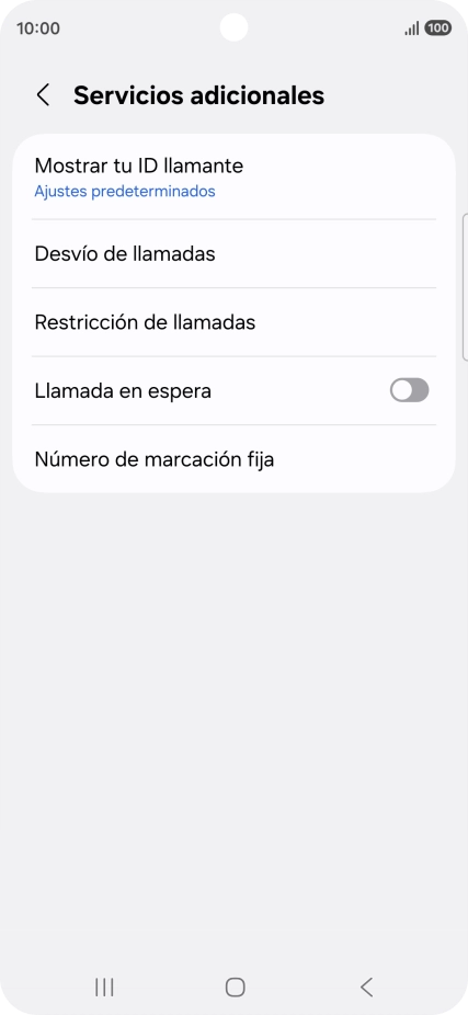 Pulsa Desvío de llamadas.
