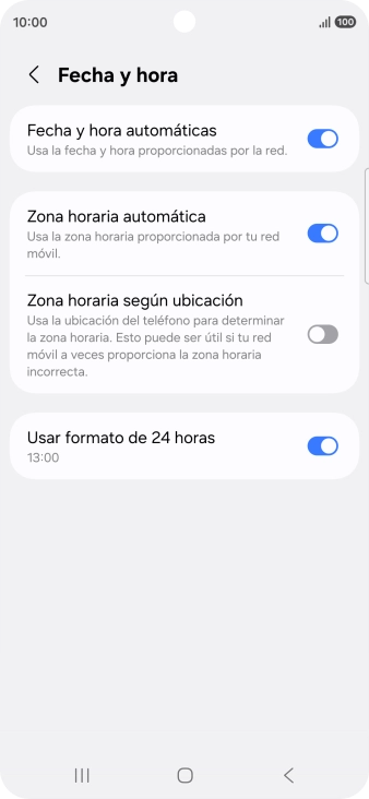 Pulsa la tecla de inicio para terminar y regresar a la pantalla de inicio.