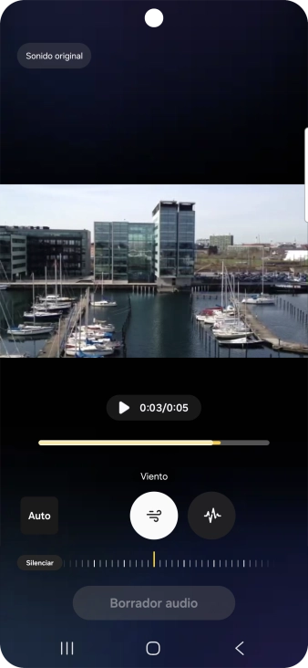 Pulsa el tipo de sonido deseado.