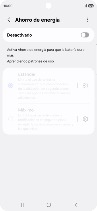 Pulsa el indicador bajo 