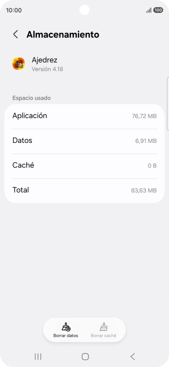 Pulsa la tecla de inicio para terminar y regresar a la pantalla de inicio.