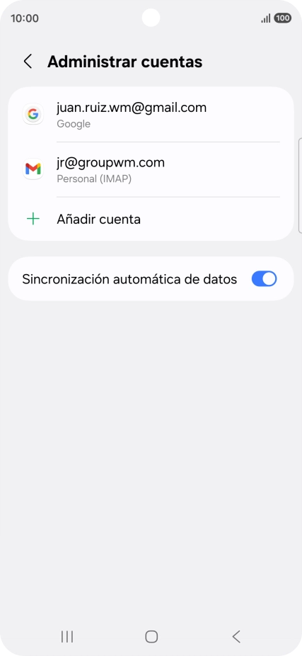 Pulsa el indicador junto a 