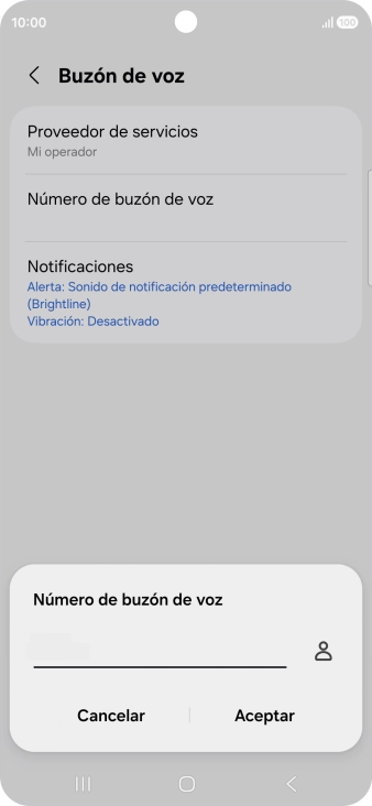 Introduce 22177 y pulsa Aceptar.