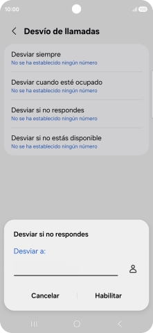 Introduce +34600132000 y pulsa Habilitar.