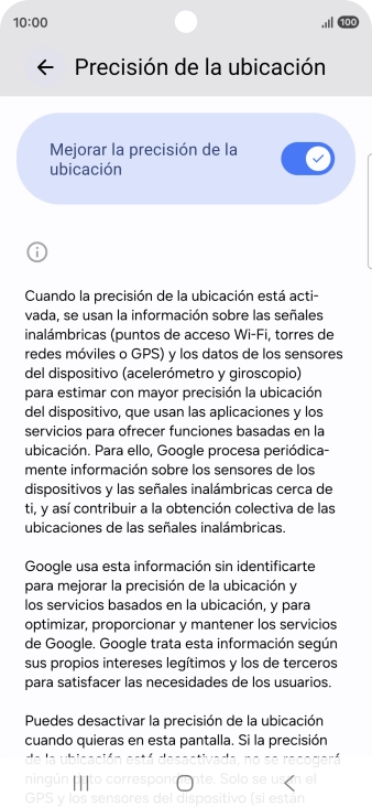 Si pulsas el indicador junto a 