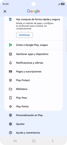 Pulsa Gestionar apps y dispositivo.