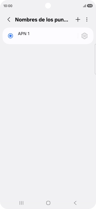 Pulsa el icono de añadir.
