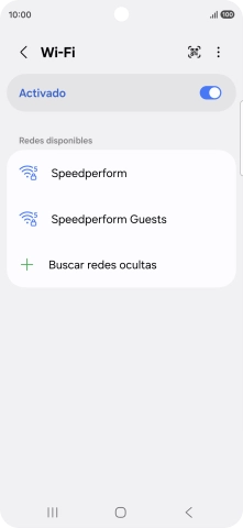 Pulsa la red wifi deseada.