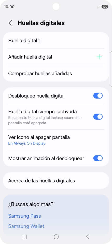 Pulsa los ajustes deseados para activarlos o desactivarlos.