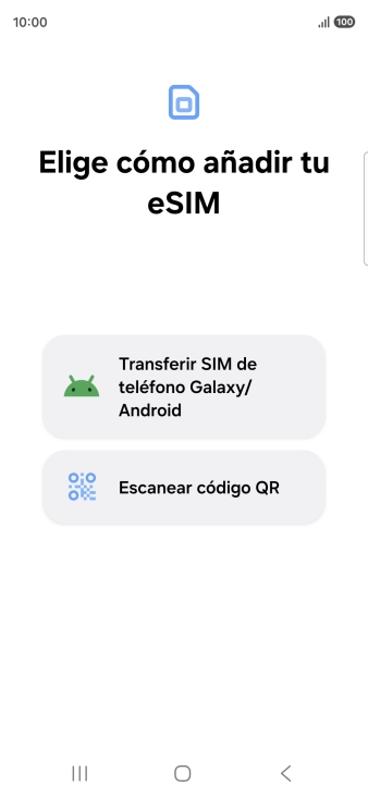 Pulsa Escanear código QR.