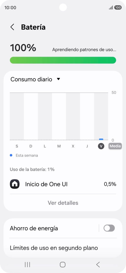 Pulsa Ahorro de energía.