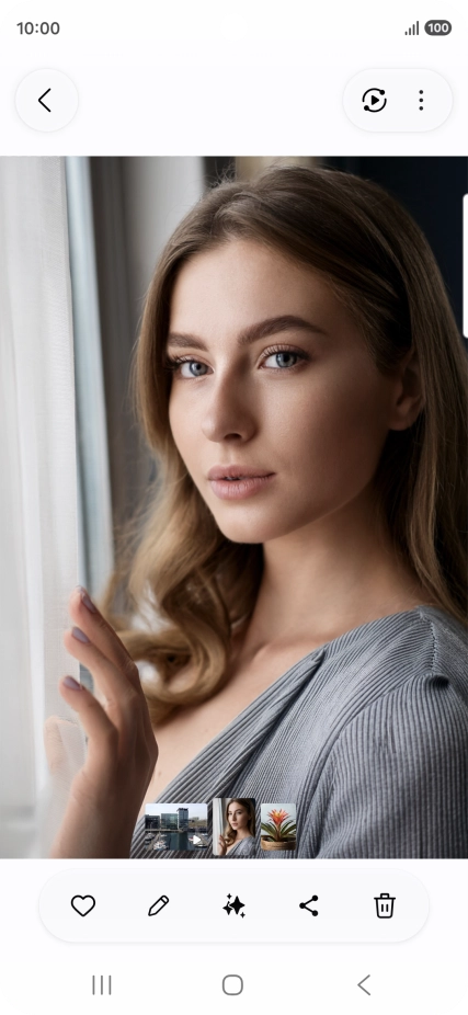 Pulsa el icono de IA.