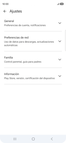 Pulsa Preferencias de red.