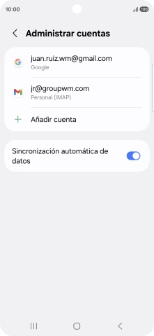 Pulsa el indicador junto a 