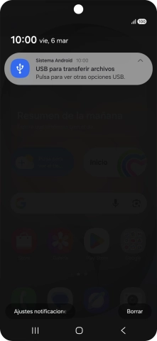 Pulsa Pulsa para ver otras opciones USB..