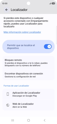 Pulsa la tecla de inicio para terminar y regresar a la pantalla de inicio.