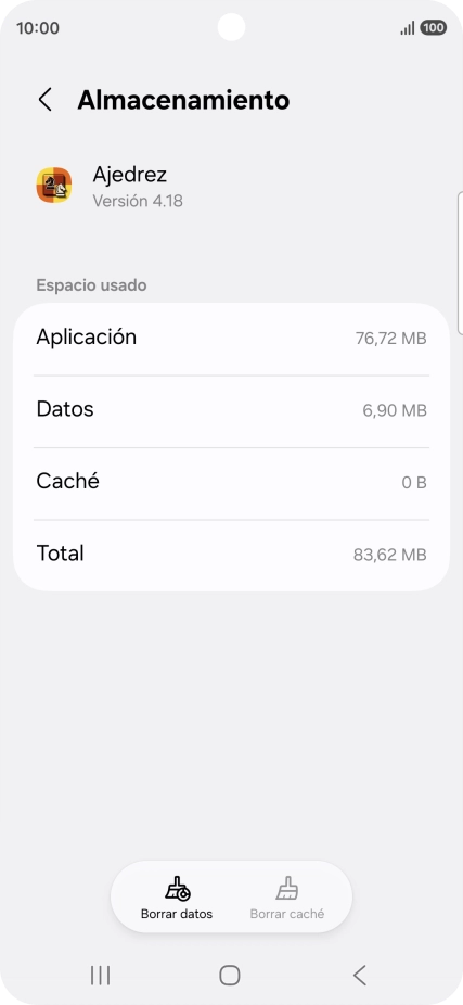 Pulsa la tecla de inicio para terminar y regresar a la pantalla de inicio.