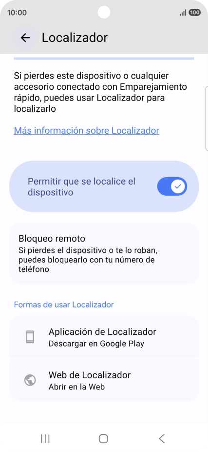 Pulsa la tecla de inicio para terminar y regresar a la pantalla de inicio.
