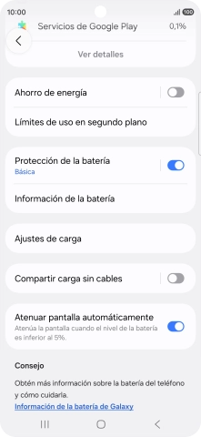 Pulsa Ahorro de energía.