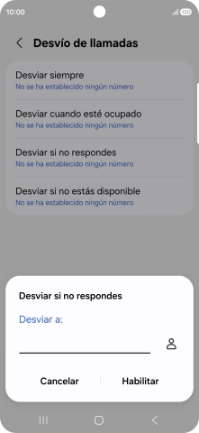 Introduce +34600132000 y pulsa Habilitar.